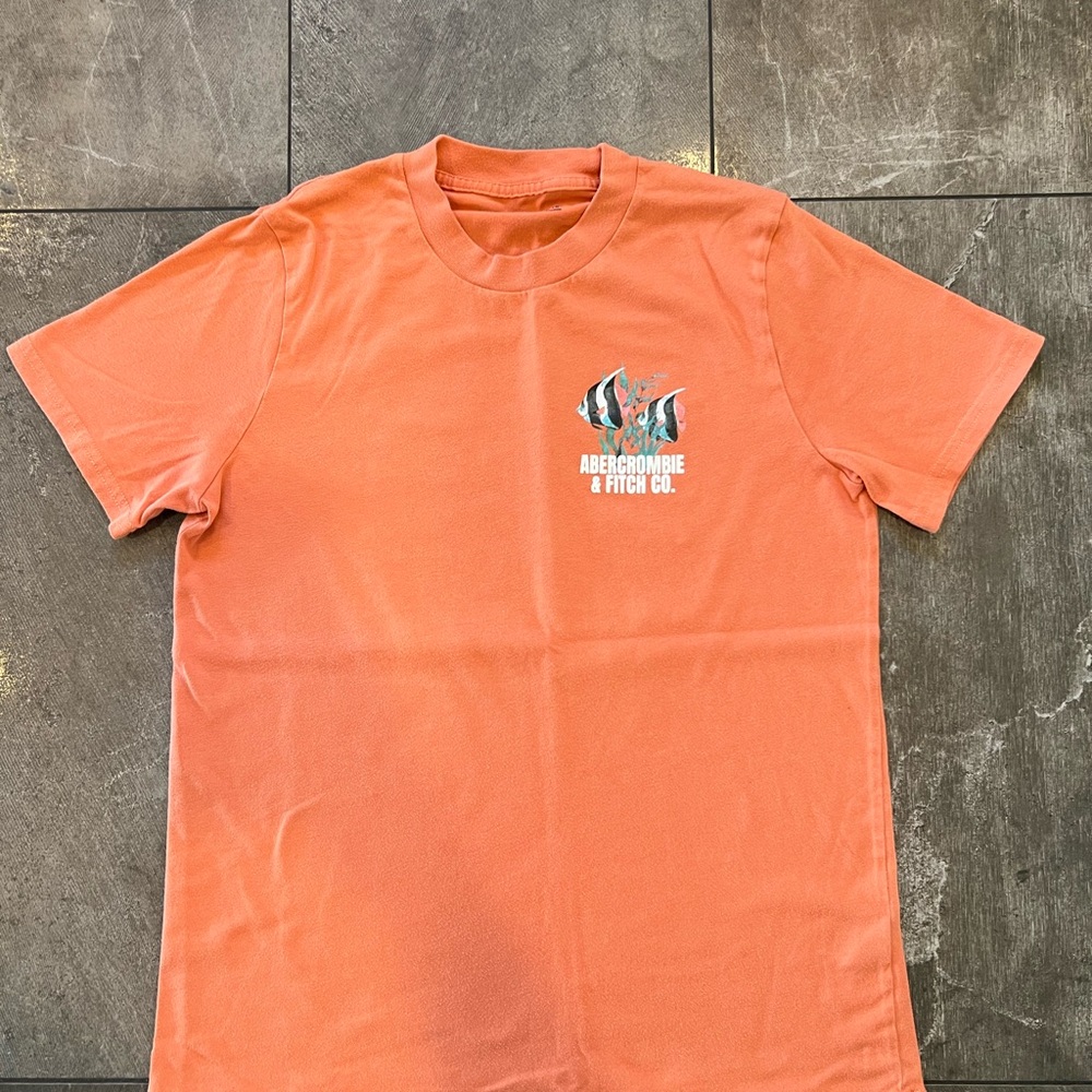 Abercrombie & Fitch Orange T-Shirt 17/18